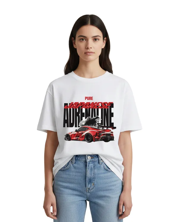 White_Adrenaline_Graphic_Print_Oversized_T-Shirt_For_Unisex