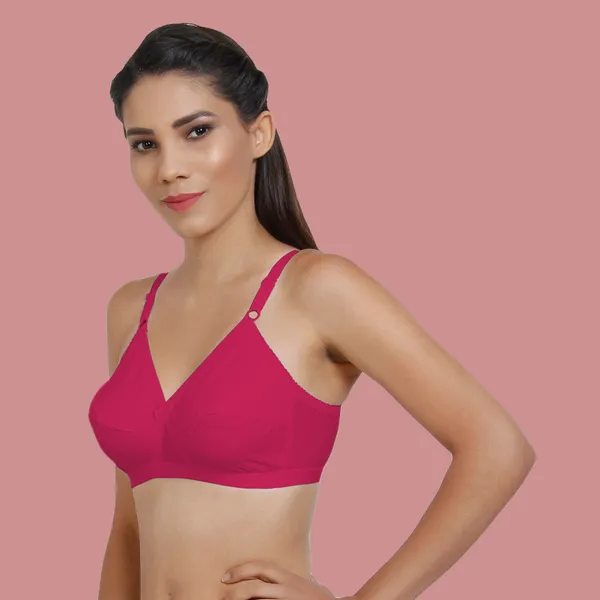 Arise_Beauty_full_coverage_deep-pink_100%_cotton_bra,_non_padded,wire_free