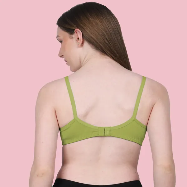Arise_Beauty_Comfirt_Fit_Combo_(Black/M-Green)_T-shirt_Bra,_Non_Padded,_Wire-free
