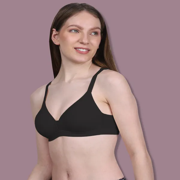Black_Spandex_Couture_Comfort_Wire-Free_&_Padded_Bra_For_Women