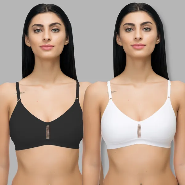 Arise_Beauty_AirFlow_Combo_(Black/White)_Sports_Bra,_non-padded,_wire-free