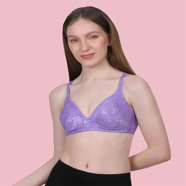 Arise_Beauty_Sleek_Fit_Smooth_Net_Combo_(Magenta/Purple)_Bra,_Deep_Kneck,_Straight_Back,_Non-padded,_Wire-free