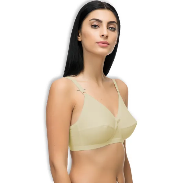 Beige_Cotton_Blend_Full_Coverage_Non_Padded_&_Wire_Free_Hosiery_Bra_For_Women