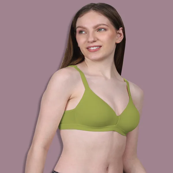Mustard_Green_Spandex_Couture_Comfort_Wire-Free_&_Padded_Bra_For_Women