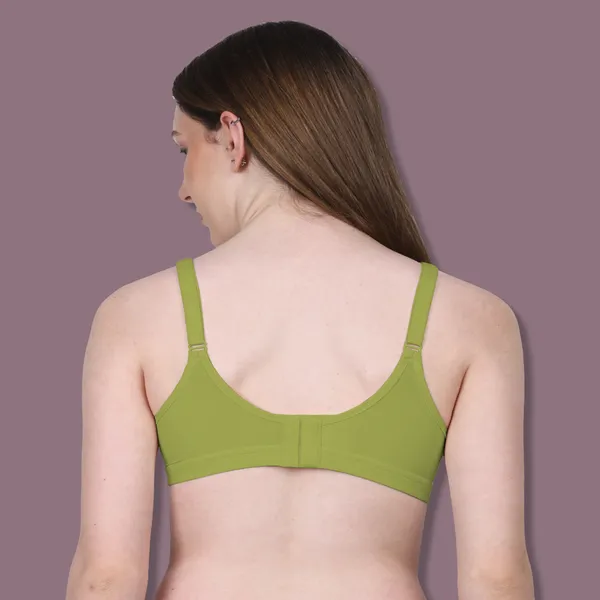 Mustard_Green_Spandex_Couture_Comfort_Wire-Free_&_Padded_Bra_For_Women