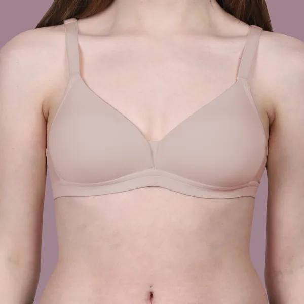 Dark_Beige_Spandex_Couture_Comfort_Wire-Free_&_Padded_Bra_For_Women
