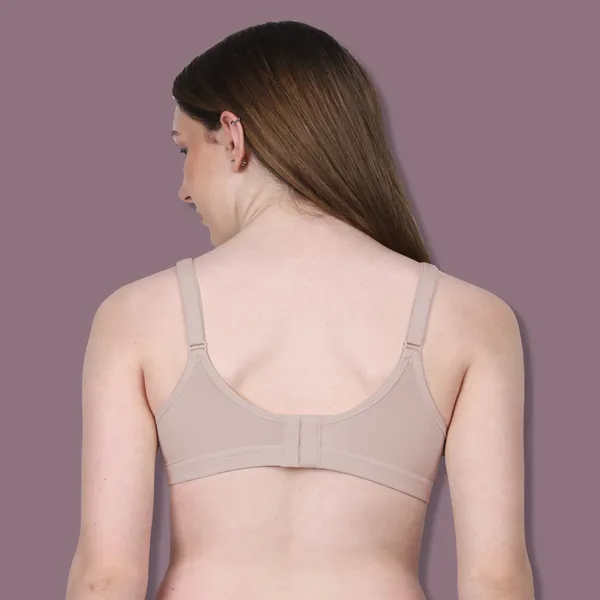 Dark_Beige_Spandex_Couture_Comfort_Wire-Free_&_Padded_Bra_For_Women