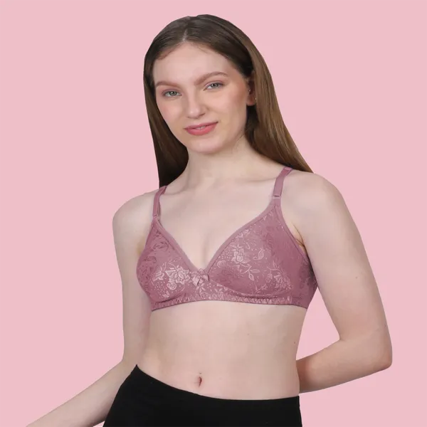 Arise_Beauty_Sleek_Fit_Smooth_Net_(D-Red_Been)_Bra,_Deep_Kneck,_Straight_Back,_Non-padded,_Wire-free