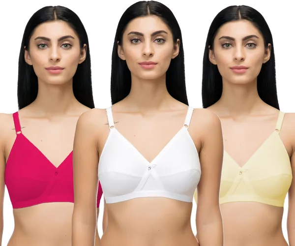 Arise_Beauty_full_coverage_PACK_OF_3_(WHITE/SKIN/DEEP-PINK),_non_padded,_wire_free,_hosiery_Bra