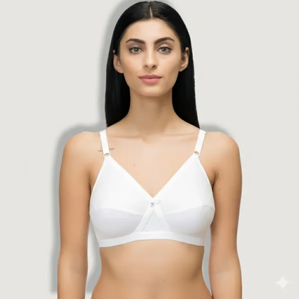 White_Cotton_Blend_Full_Coverage_Non_Padded_&_Wire_Free_Hosiery_Bra_For_Women