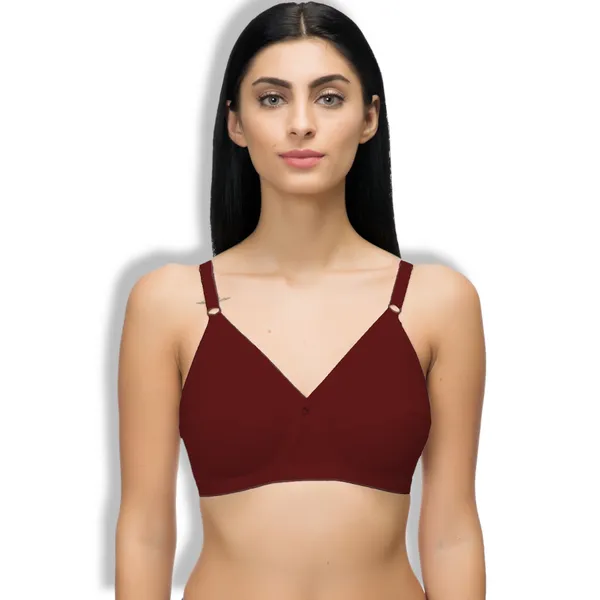 Maroon_Cotton_Blend_Full_Coverage_Non_Padded_&_Wire_Free_Hosiery_Bra_For_Women