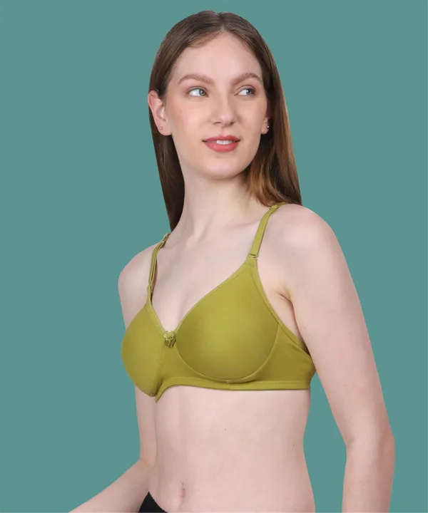 Arise_Beauty_Comfirt_Fit_M-green_T-shirt_Bra,_(Padded),_Wire-free