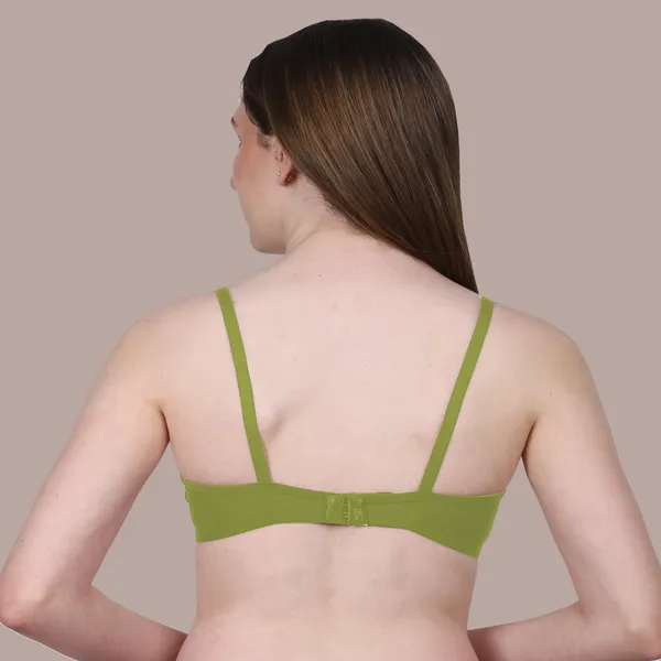 Mustard_Green_Spandex_Luxe_Stretch_Lightly_Padded_&_Wire-Free_Bra_For_Women