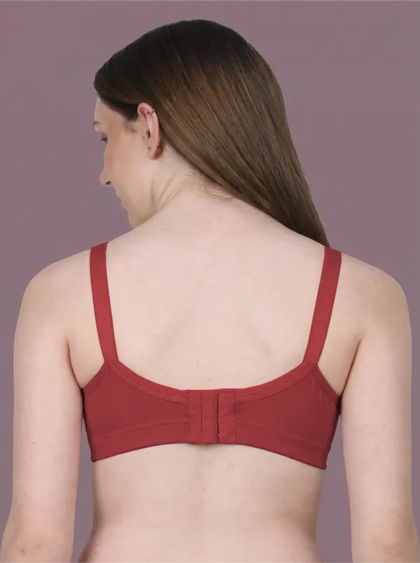 Arise_Beauty_Ultimate_Comfort_Full_Coverage_(Maroon)_Seamless_Padded_Bra,_wire-free
