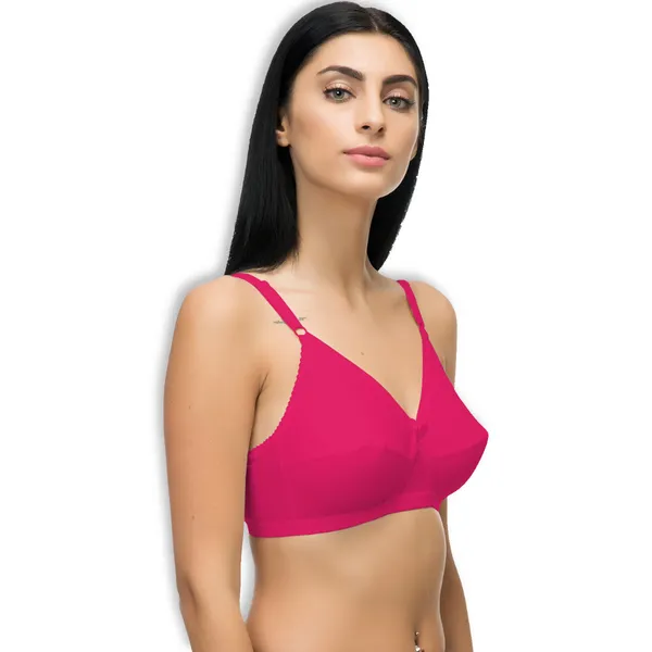 Deep_Pink_Cotton_Blend_Full_Coverage_Non_Padded_&_Wire_Free_Hosiery_Bra_For_Women