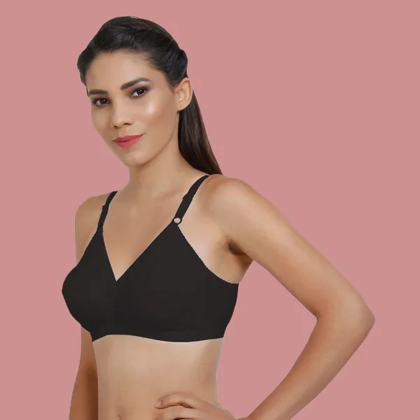 Arise_Beauty_full_coverage_black,_non_padded,_wire_free,_100%_cotton_bra