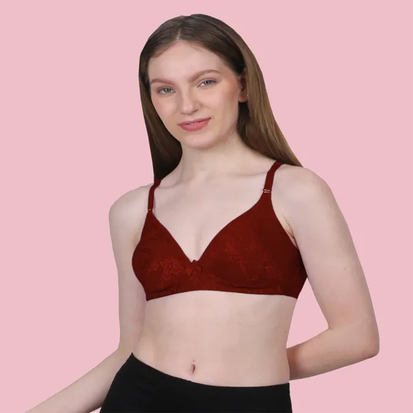 Arise_Beauty_Sleek_Fit_Smooth_Net_(Maroon)_Bra,_Deep_Kneck,_Straight_Back,_Non-padded,_Wire-free