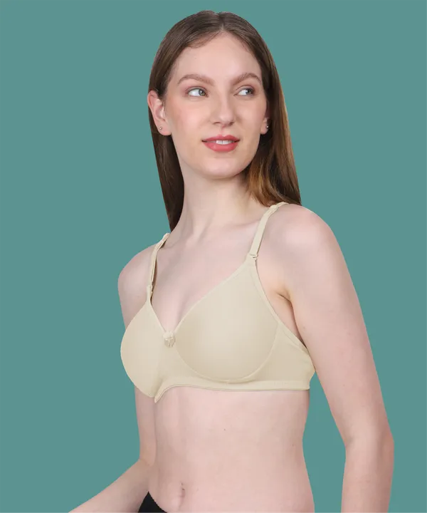 Arise_Beauty_Comfirt_Fit_Beige_T-shirt_Bra,_(Padded),_Wire-free