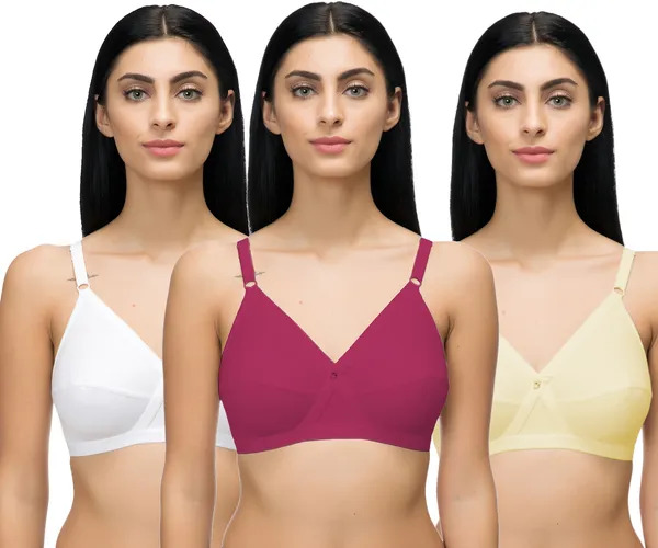 Arise_Beauty_full_coverage_PACK_OF_3_(WHITE/MAGENTA/SKIN),_non_padded,_wire_free,_hosiery_Bra