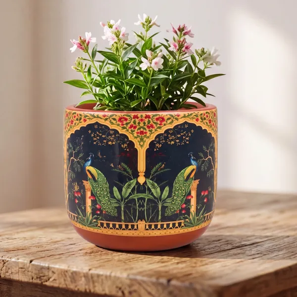 Terracotta_Planter_Premium_Glass_Coated_Peacock_Design_Planters_For_Home_Decor_|_Artistic_Flower_Pots_For_Garden_&_Indoor_Plant_Pot_(Medium)
