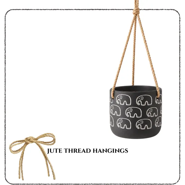 Elephant_Motif_Handcrafted_Terracotta_Hanging_Planters,_Set_of_2_(Blue_&_Black)_|_Jute_Rope_Hanger_|_Indoor_Hanging_Pots_for_Plants,_Balcony_&_Home_Decor_|_11.4cm_Dia_x_10cm_Height