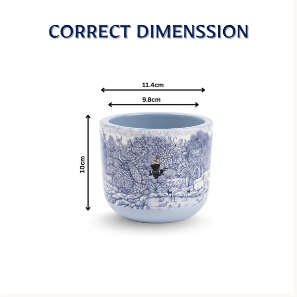 Glass_Finish_Terracotta_Planter_Pot_for_Home_Decor_|_Flower_Pot_|_Blue_and_White,_Vrindavan_Forest_Krishna_and_Peacock_Theme,_11.4cm_x_10cm