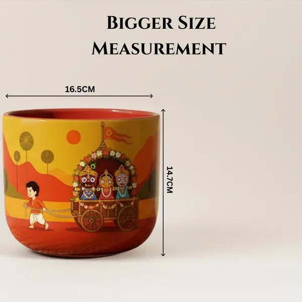 Jagannatha_Cart_Handcrafted_Terracotta_Planter_Set_of_2_(6-inch_+_4-inch)_|_Jagannath_Chariot_Design_Flower_Pots_|_Planters_for_Home_Decor,_Living_Room_&_Pooja_Corner