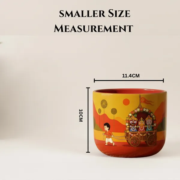 Jagannatha_Cart_Handcrafted_Terracotta_Planter_Set_of_2_(6-inch_+_4-inch)_|_Jagannath_Chariot_Design_Flower_Pots_|_Planters_for_Home_Decor,_Living_Room_&_Pooja_Corner