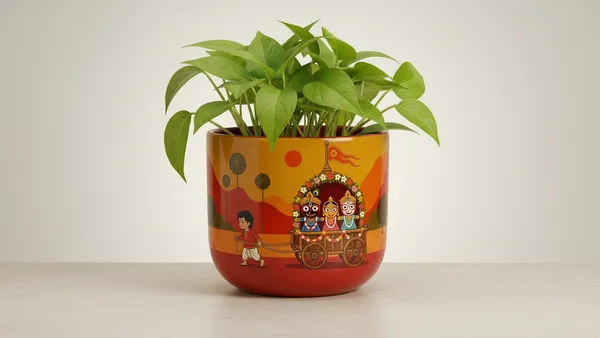 Jagannath_Cart_Decorative_Indoor_Planter_|_Premium_Handcrafted_Flower_Pot_for_Indoor_Plants_|_Cultural_Home_Decor_Pot_with_Drainage_Hole_|_Temple_Decor_|_Housewarming_&_Festival_Gift
