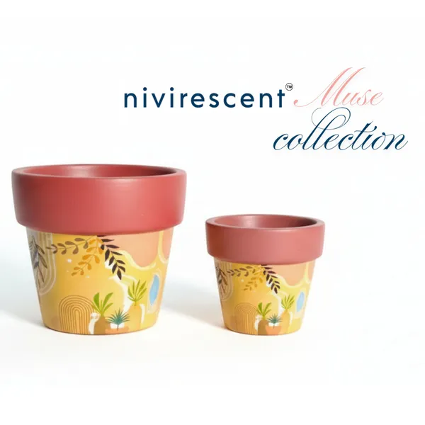Prakruti_Pair_from_Nivirescent's_Muse_Collection,_Set_of_2_Terracotta_Planters_for_Home_Decor_and_Gifting,_4Inch_&_6Inch