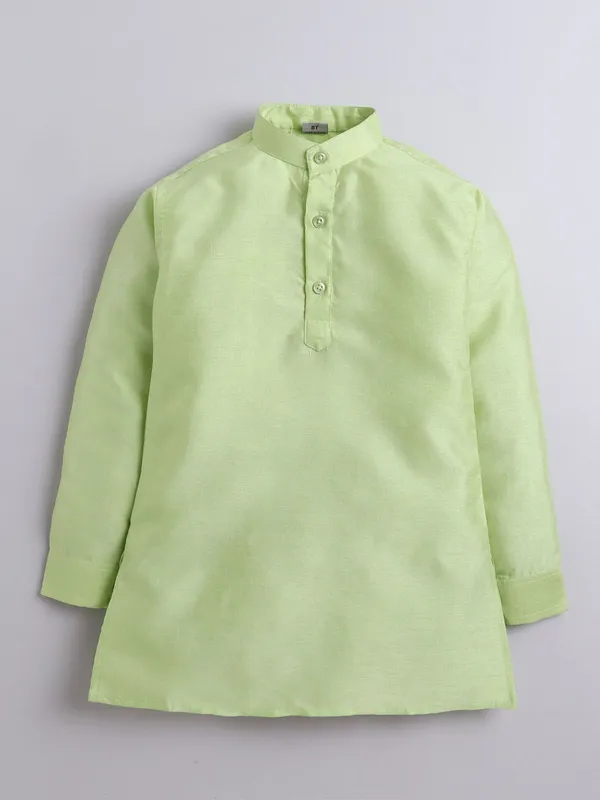 Pista_Pure_Silk_Kurta,_Waistcoat_And_Pyjama_Set_Embroidered_For_Boys