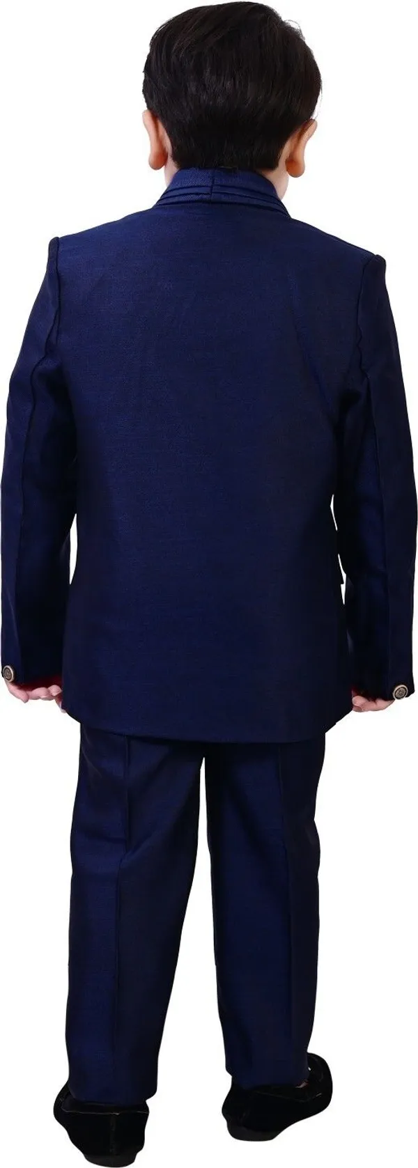Dark_Blue_Polyester_5_Piece_Coat_Suit_Set:_Shirt_Pants_Blazer_Waistcoat_&_Tie_For_Kids_&_Boys_Solid_For_Boys