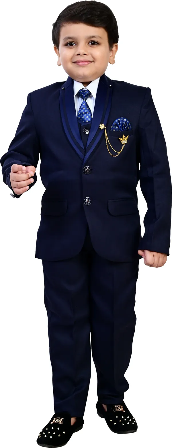 Dark_Blue_Polyester_5_Piece_Coat_Pant_Suit_Set_Solid_For_Boys