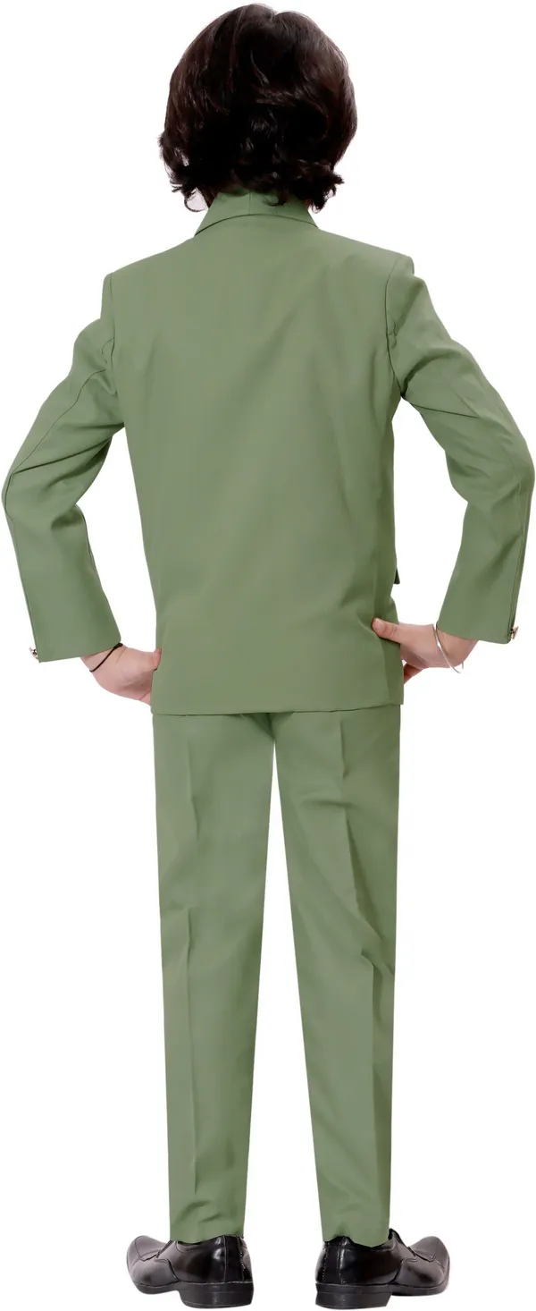 Light_Green_Cotton_Blend_5_Piece_Coat_Suit_Set_With_Shirt,_Pant,_Waistcoat_&_Tie_For_Boys_Solid_For_Boys