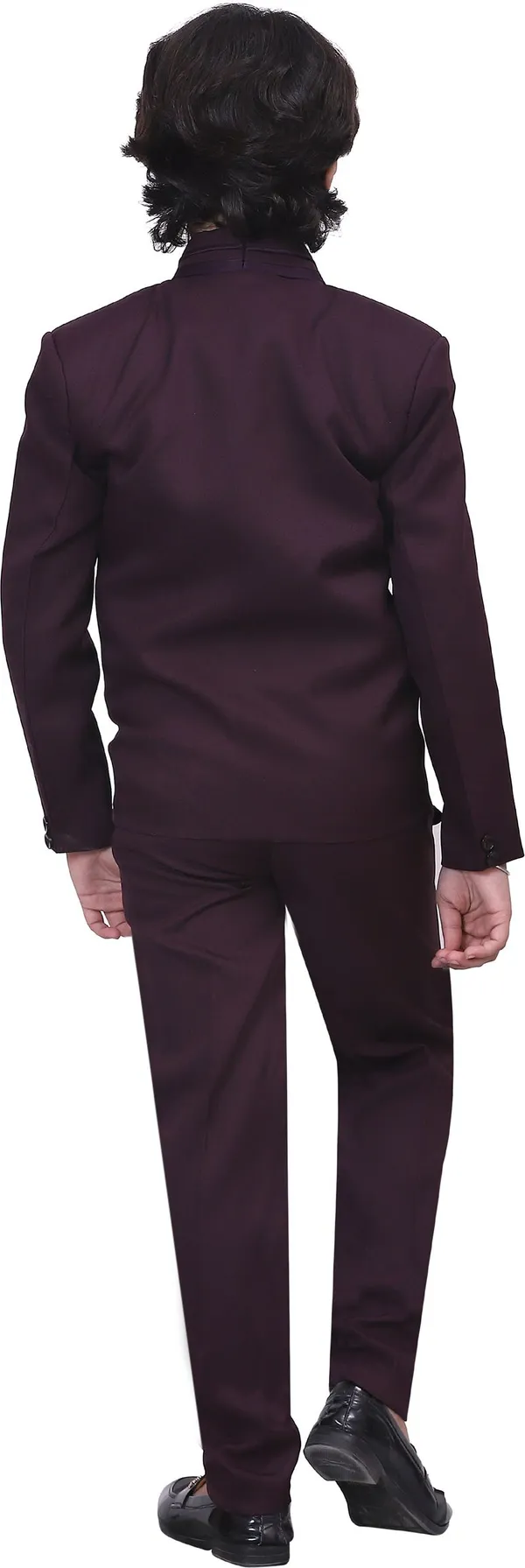 Brown_Polyester_Blend_Coat_Pant_Suit_Set_Solid_For_Boys