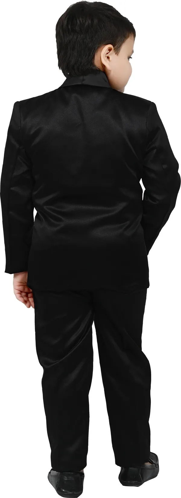 Black_Silk_Blend_Bt_Dezines_Coat_Pant_Suit_Set:_Shirt,_Pants,_Coat,_And_Tie_For_Kids_Solid_For_Boys