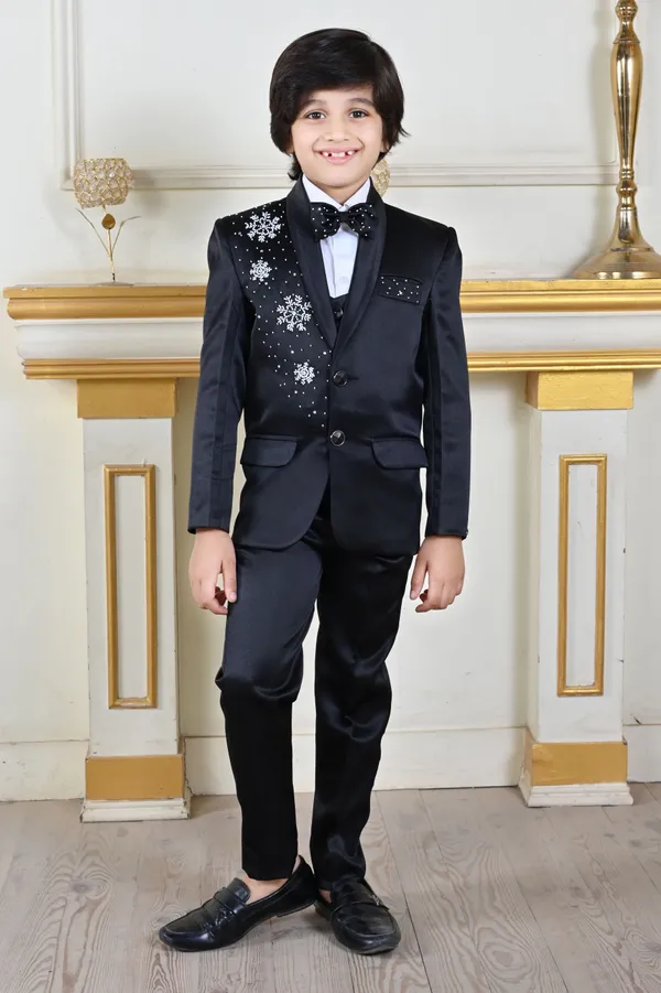 Black_Satin_5_Piece_Coat_Suit_Set_With_Shirt,_Pant,_Waistcoat_&_Tie_For_Boys_Embroidered_For_Boys