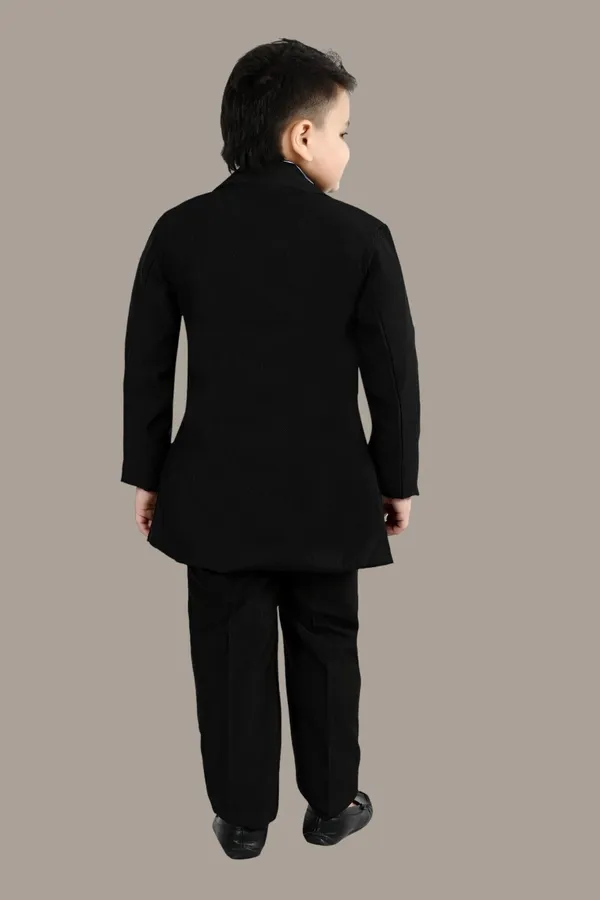 Black_Cotton_Blend_4-Piece_Coat_Pant_Suit_Set_Solid_For_Boys