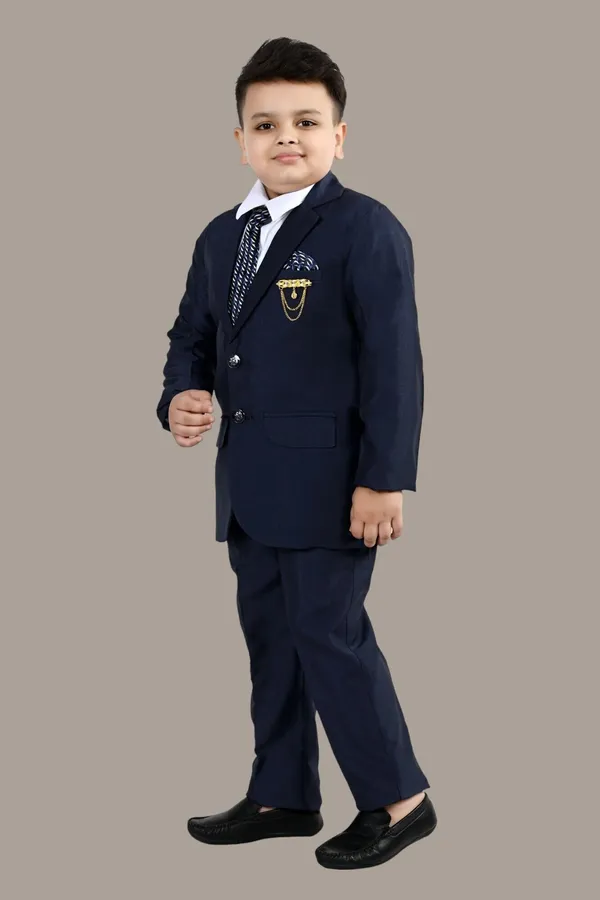 Blue_Cotton_Blend_4-Piece_Coat_Pant_Suit_Set_Solid_For_Boys