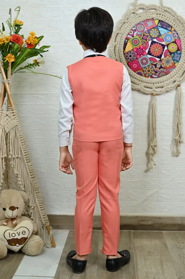 Pink_Cotton_Blend_Piece_Suit_Set:_Shirt,_Pants,_And_Waistcoat_Solid_For_Boys