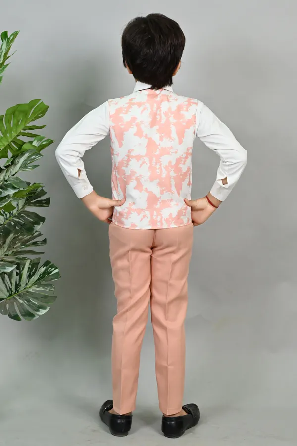 Pink_Polycotton_3_Piece_Suit_Set:_Shirt,_Pants,_And_Waistcoat_Printed_For_Boys