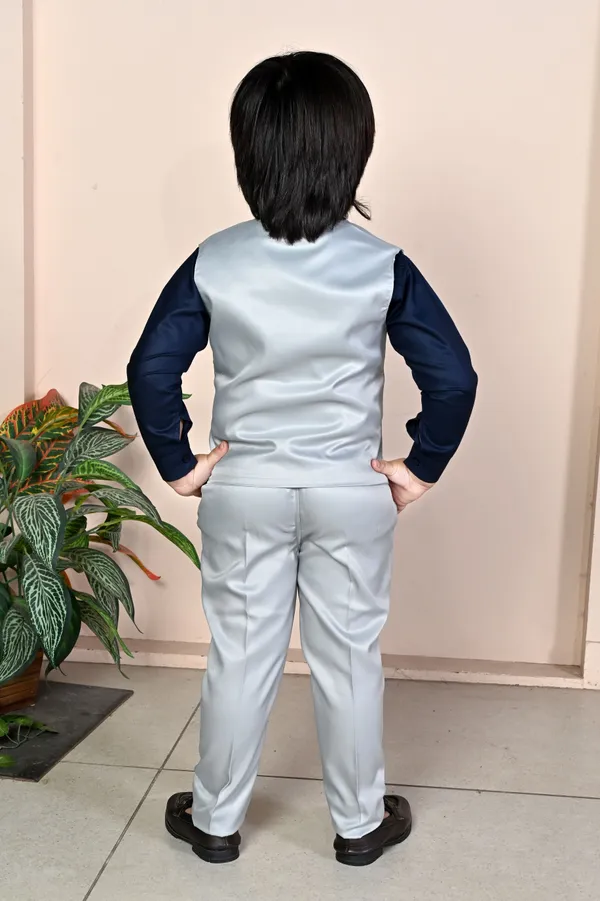 Grey_Cotton_Blend_3_Piece_Suit_Set:_Shirt,_Pants,_And_Waistcoat_Solid_For_Boys