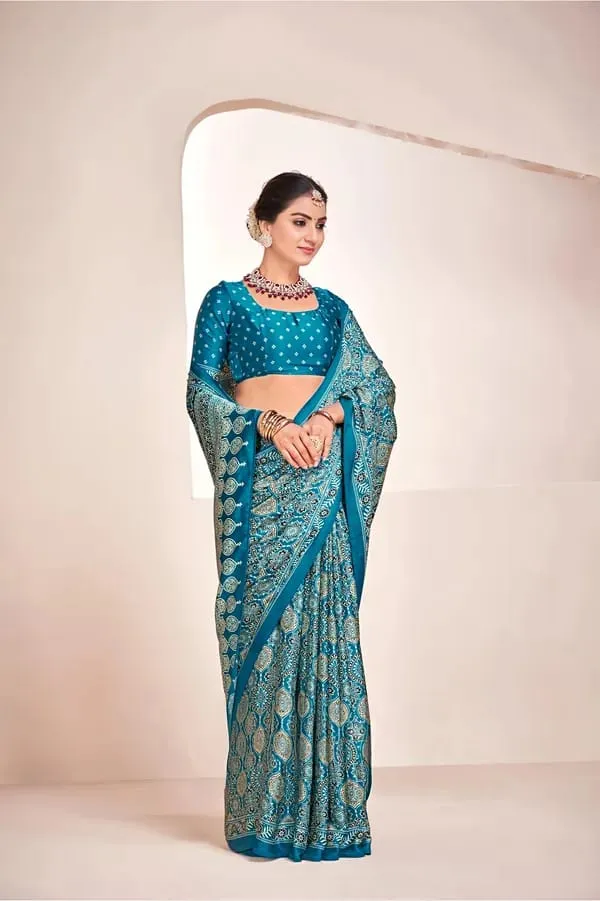 Rama_Ajrakh_Printed_Soft_Modal_Silk_Natural_Print_Saree_For_Women