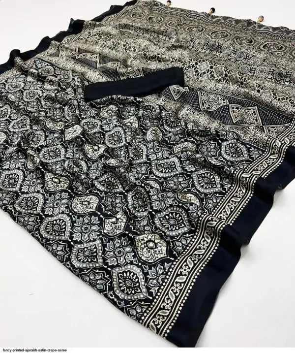 Varnika_Black_Ajrakh_Printed_Soft_Modal_Silk_Natural_Print_Saree_