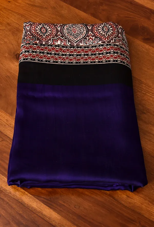 Soft_Silk_Striped_with_Ajrakh_Hand_Block_Printed_Daily_To_Wear_Saree