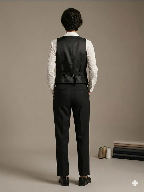 BLACK_LYCRA_WAIST_COAT