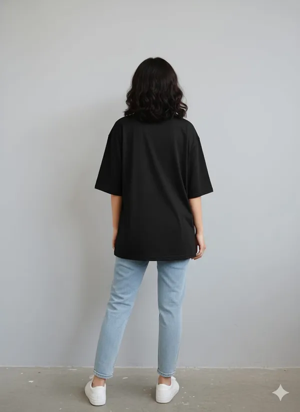Black_Premium_Cotton_T-Shirt_For_Women