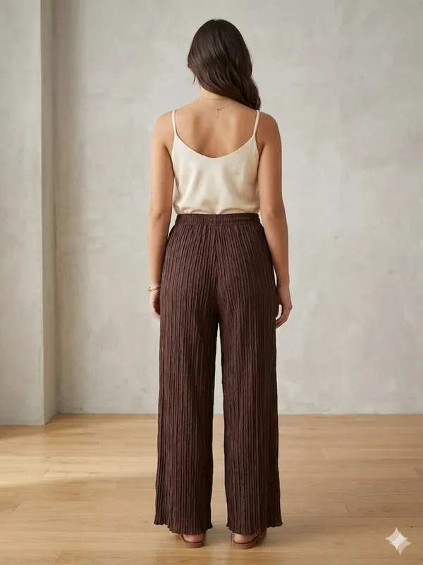 BROWN_LYCRA_PLAZZO_PANT