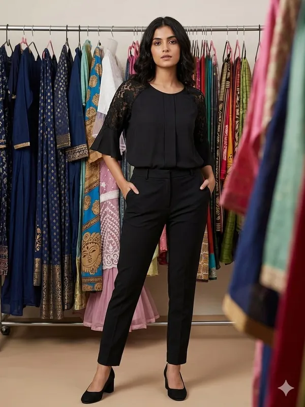 CREPE_BLACK_SHORT_TOP