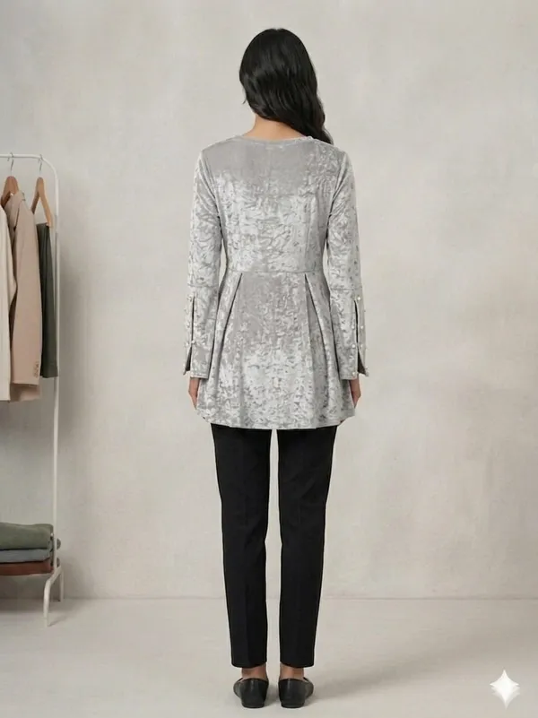 GREY_VELVET__PEPLUM_TOP